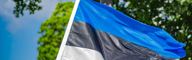 Kohaliku omavalitsuse volikogu valimispäeval lehvivad Eesti lipud