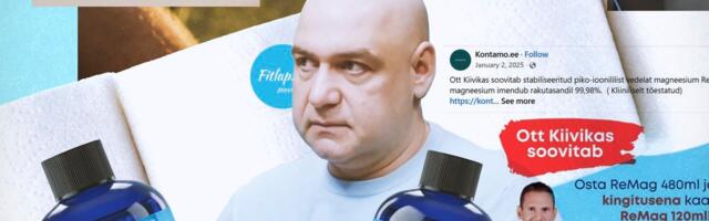 „Vastutustundetu.“ Ott Kiivikas ja Fitlap promosid valede abil müüdavat „imemagneesiumi“