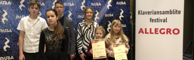 Paide Muusikakooli klaveriõpilased osalesid MUBA-s XXVI klaveriansamblite festivalil "Allegro"