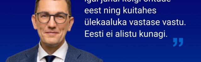 Valitsus kinnitas täna istungil „Eesti julgeolekupoliitika alused 2026.“