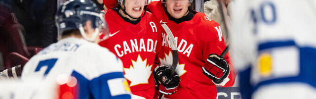 Kanada hokinoored viskasid Soome võrku seitse litrit