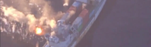 Norra kaitsevägi uputas ranniku lähedal kaks suurt sõjalaeva – kalurid on pahased