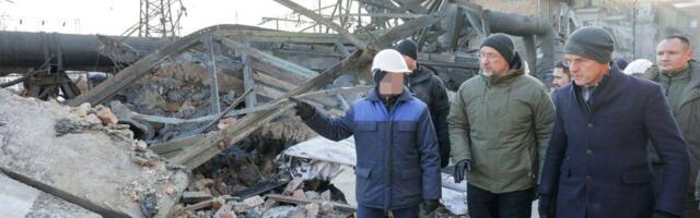 PILDID: NATO juhile näidati Kiievis hävitatud elektrijaama