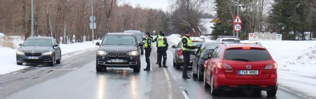 Selline vabariigi sünnipäev ⟩ Järvamaa politseinike nädalavahetus kulges Kesk-Eestist roolijoodikuid püüdes