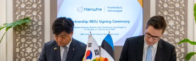 Frankenburg sõlmis kokkuleppe Lõuna-Korea kaitsetööstushiiuga