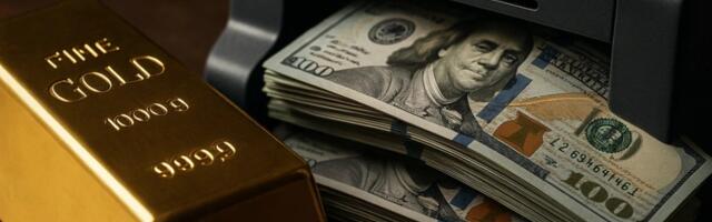 Kulla ja trükitud rahamassi võrdlus: mis tasemeteni võib tõusta kulla hind?