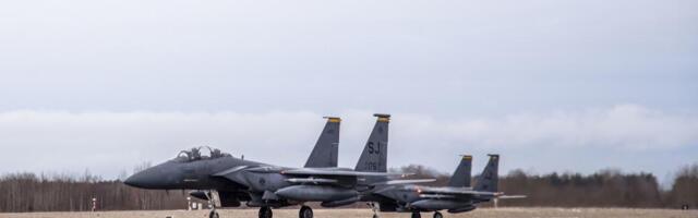 Kuus USA hävitajat saabusid Eestisse õppusele