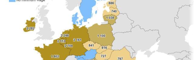 Jahmatav areng: Eesti polegi enam Balti riikide palgaliider