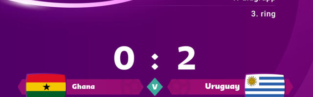 Uruguay 2 : 0 võidust Ghana vastu ei piisanud edasipääsu lunastamiseks