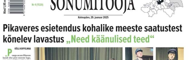 Sõnumitoojas 29. jaanuaril