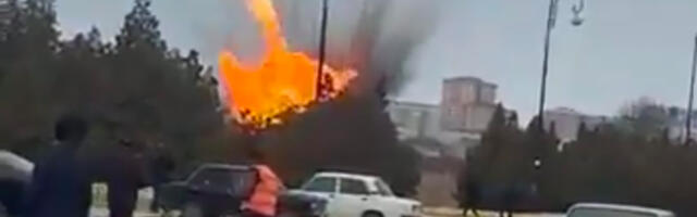 VIDEO: Iraani droon plahvatas Aserbaidžaanis