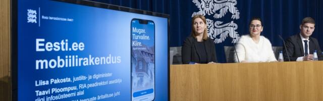 VIDEO JA FOTOD | Käivitati Eesti esimene riigiäpp