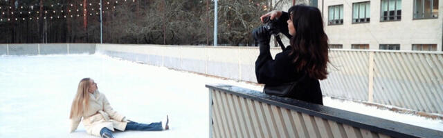 Фотограф: каток – отличное место для зимней фотосессии