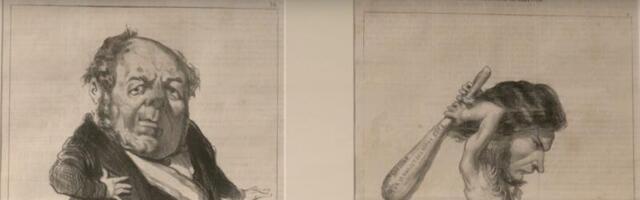 VIDEO. Mikkeli muuseum esitleb karikatuuri isa Honoré Daumier’ loomingut