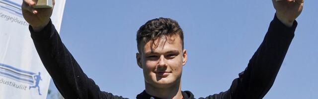 Kevin Sakson kuulitõukes Eesti meister