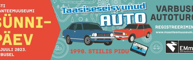 Taasiseseisvunud autod sõidavad muuseumi sünnipäeval turule