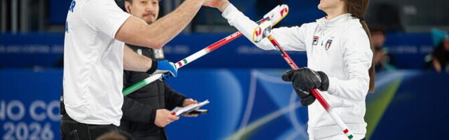 Itaalia kurlingupaar sai pronksimängus Suurbritanniast jagu