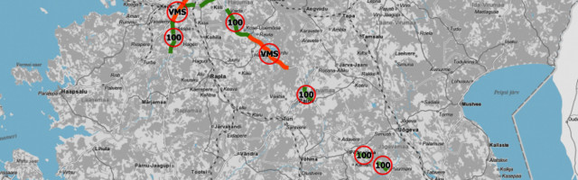 Alates 20. novembrist maanteedel kiirust 110 km/h enam ei lubata