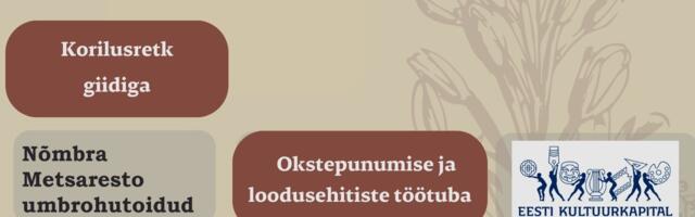 Põdrakanepi festival AEGVIIDUS 2024 – korilusretked, metsatoit ja folkloor