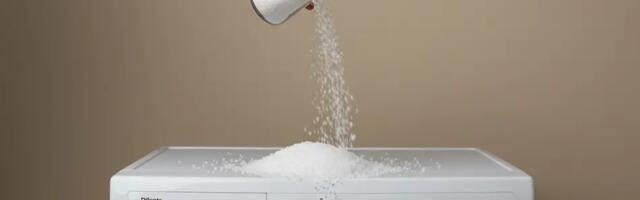 Viska peotäis jämedat soola pesumasinasse – tulemus on garanteeritud