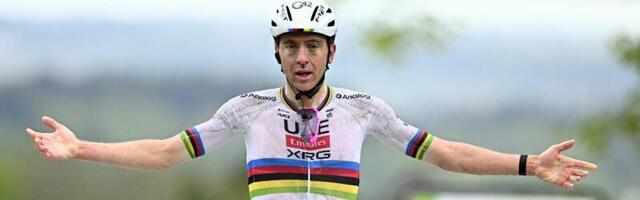 Maailmameister Pogacar võttis raskete olude kiuste Lõuna-Belgiast võidu, kolme päeva tagune üllataja katkestas