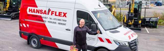 Hansa-Flex teenindusbuss pakub kiiret hüdraulikateenust just seal, kus on abivajaja