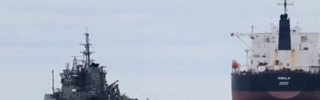 Vene varilaevastiku tanker lasti Eesti vetest minema