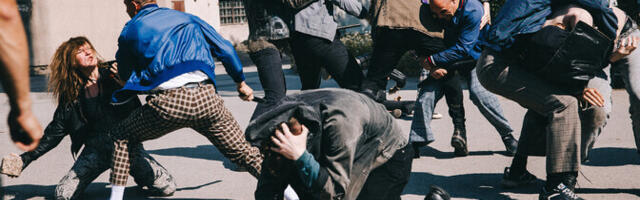 Galerii: "Musta pori näkku" võtteplatsil toimus märulistseeni filmimine