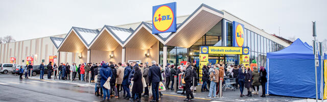 Lidl avas Võrus kauaoodatud kaupluse
