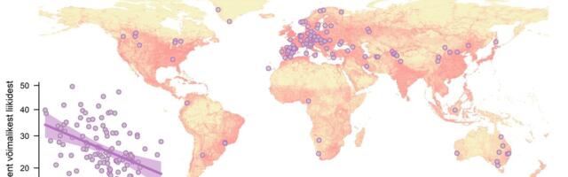 Tartu Ülikooli teadustöödest pälvis lõppeval aastal enim avalikkuse tähelepanu uuring inimtegevuse mõjust elurikkusele