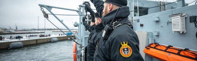 Eesti mereväe laev suundus sõjalisele operatsioonile