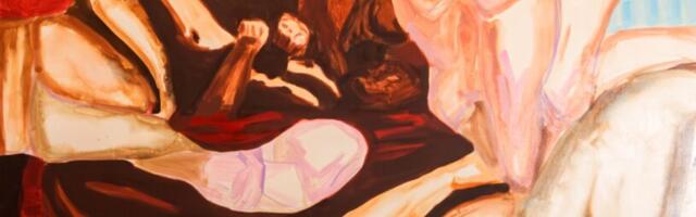 Lisette Lepik ja Brenda Purtsak Tartu Kunstimajas