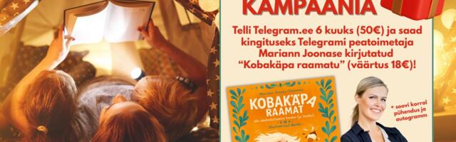 Telegrami peatoimetaja kirjutas lastele “Kobakäpa raamatu”, mis räägib ebaõnnestumise headusest (ja teadusest)