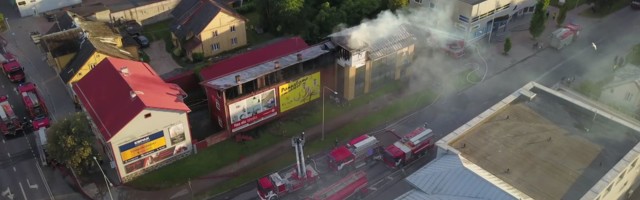 Reporter: Viljandi kesklinnas puhkes viimaste aegade üks tõsisemaid põlenguid