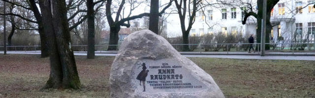 Anna Raudkatsi sünnikohta tähistab mälestuskivi