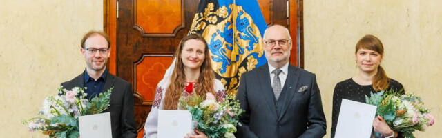 Tartu Ülikooli kolm noort teadlast pälvisid presidendi tunnustuse