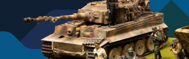 Eesti sõjamuuseumis militaarmudelite minimaailm