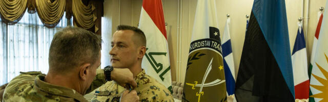 Eesti kaitseväelane Iraagis pälvis Ameerika Ühendriikide kaitseministri medali