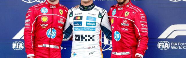 Mehhiko GP kvalifikatsiooni võitis Norris, Hamilton murdis esimest korda Ferrariga esikolmikusse