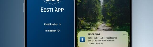 Alarmi asemel vaikus: Eesti ja Ole Valmis! äppide ohuteavitused hilinesid