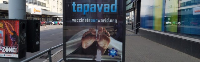 Rahvusvaheline vaktsineerimiskampaania jõudis Eesti tänavatele