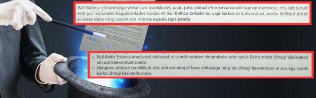 Rail Balticu valed: 2023. aasta lubadus, et ühtegi uut kaevandust ei tule vs 2025. aasta uued kaevandused
