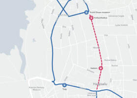 10 – 12 mail on ühistransport Haapsalus Posti tänavalt suunatud Kalda tänavale seoses üritusega Haapsalu Food Truck Festival 2024