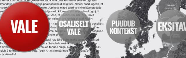 FAKTIKONTROLL | Kas vesinikukoridor „varastab“ Eesti põhjavee? Ei, tegemist on alusetu väitega
