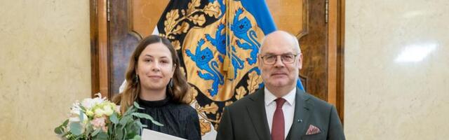 Eetikakeskuse väärtuspõhise hariduse projektijuht Mari-Liis Nummert pälvis Vabariigi Presidendi Kultuurirahastu noore haridustegelase preemia