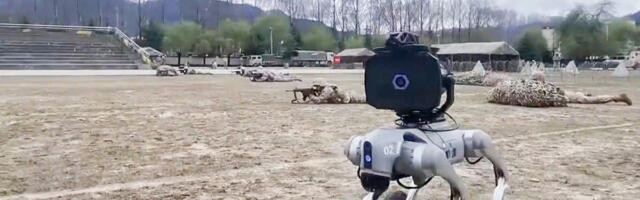 Hiina testib helirelvaga varustatud robokoeri