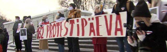 Reporter: Tallinnas tähistati Eesti-Valgevene Solidaarsuspäeva