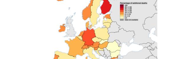 Euroopa inimeste liigsuremus ja Covidi süstihulgad on korrelatsioonis?