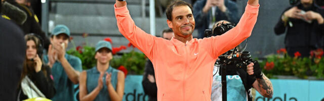 Konkurentsist langenud Nadal jättis Madridi publikuga hüvasti