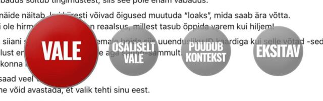 FAKTIKONTROLL | Kas digi-ID tähendab, et kontrollitakse inimese liikumist, ligipääse ja elu? Ei, sotsiaalmeedias levib valeinfo